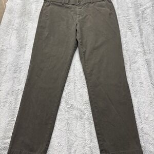 Plaid & Plain Men's Stretch Dress Pants Slim Fit Skinny Suit Pants, Navy 36x30L